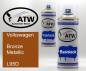 Preview: Volkswagen, Bronze Metallic, L95D: 400ml Sprühdose + 400ml Klarlack - Set, von ATW Autoteile West.